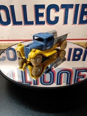 Antique 1920/30s KILGORE Cast Iron,Rubber Tires,Tin Dump Body Toy Dumptruck