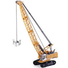1:87 Scale Excavator Crane Diecast Toy Metal Construction Vehicle Model Figure