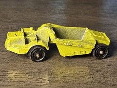 Vintage Tootsie Toy Earth Scraper/Earth Mover, late 1960s or early 1970s