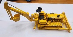 SpecCast Allis-Chalmers HD-3 Industrial 60 Backhoe & Blade 1/16 Diecast 27/100