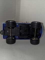 1998 SOMA PURPLE & WHITE 4X4 MIGHTY WHEELS PICK UP TRUCK DIECAST HOOD OPENS RARE