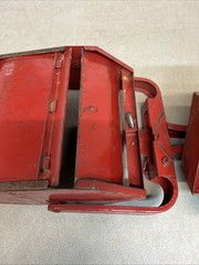 Vintage 1950s Structo Toys Scraper #330 Diecast Pressed Steel Construction Red
