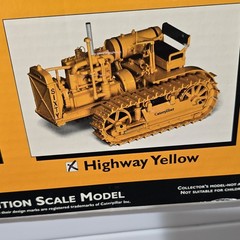 Caterpillar Model Sixty Limited Edition Highway Yellow Dozer Scale Model