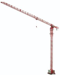 Conrad 2028-02 Potain MDT 389 Tower Crane – Red 1/87 HO Die-cast MIB