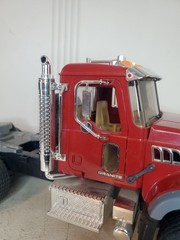 Bruder Mack Granite Red Semi Truck Cab Only 1:16 2007 Made in Germany