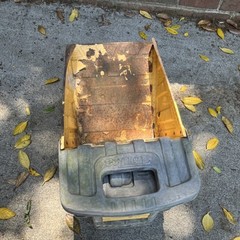 Tonka Vintage Pressed Steel Dump Truck Toy Yellow Gray Black