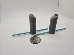 Custom 1/87 Scale Precast 48″ Manhole w/ 12″ Sewer Pipe *2 Pack*