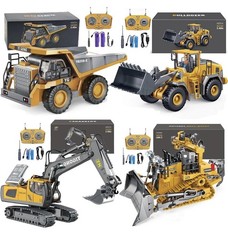 YIGONG 1:24 CAT RC Excavator Construction Vehicle Set Pack Of 4