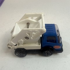 Tonka Blue White Black Plastic Diecast 1:64 Construction Vehicle Toy