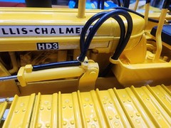 SpecCast Allis-Chalmers HD-3 Industrial 60 Backhoe & Blade 1/16 Diecast 27/100