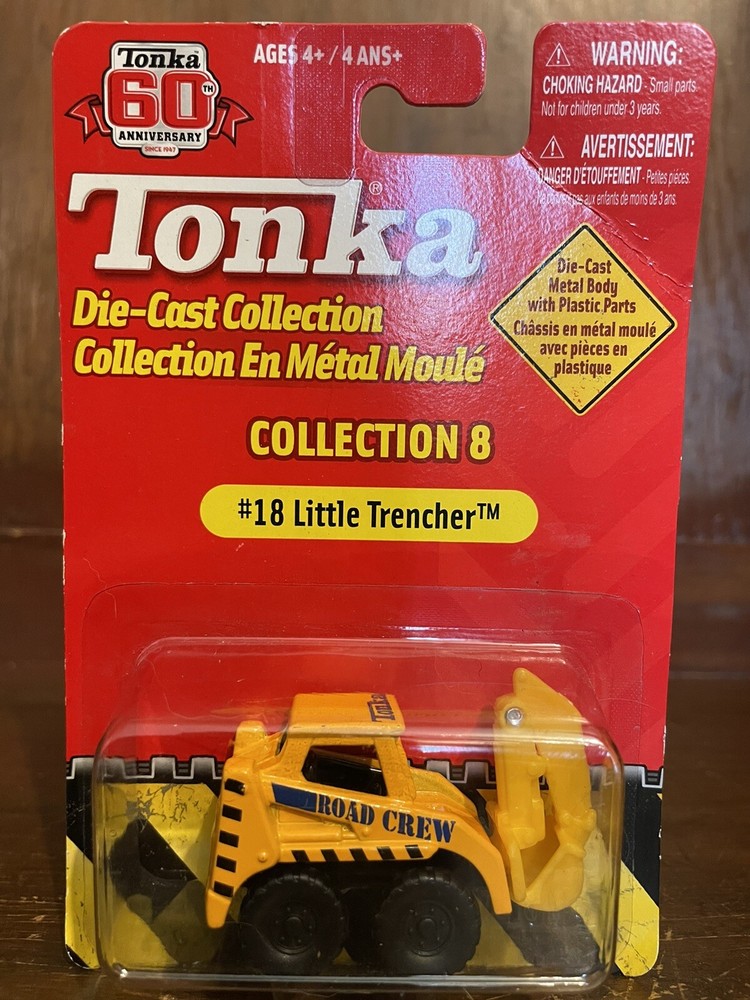 NEW! TONKA 60th Anniversary Collection 8 #18 LITTLE TRENCHER Diecast Maisto 2005