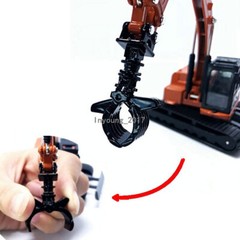5.9″ Wood Grabber Machine Construction Vehicle Diecast Toys for Boys Kids Gifts