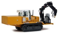 NZG 855 1:50 Liebherr SR 714 Welding Tractor with HIAB crane arm