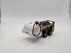 Custom 1/50 Scale 800 Gallon Diesel Tank In White