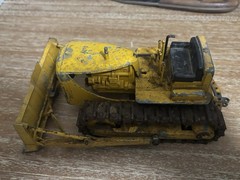 Vintage Reuhl Caterpillar D7 Bulldozer Die Cast Toy Working Blade Original USA