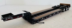 1:50 Black Peterbilt TALBERT 555A Tri-Axle Lowboy Trailer By First Gear