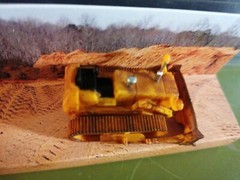 Garage 87 87907 Loader Dozer Fiat-Allis AD-9 Dirty Scale H0 1/87