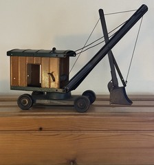 Vintage1920s Large Structo Steam Shovel Toy As Found From Local Estate