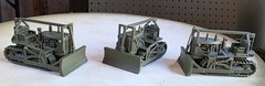 ONE 1/87 HO scale D7 bulldozer w/ LeTourneau angle blade EXCLUSIVE!