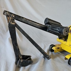 Vintage Tonka Excavator Backhoe Pressed Steel Toy Parts Or Restoration