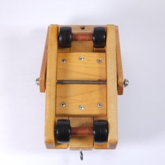 1960s Community Playthings Wooden Bulldozer Toy Rifton NY Solid Maple Vtg USA