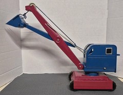 VTG Soviet-Era AZLK Large Metal Toy Excavator NOS W/ Original Box/Papers C Notes