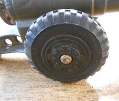 Vintage All Original Cast Iron Premier Toy Cannon Approx. 10 x 4 Inches
