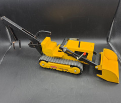 1960s Tonka Trencher Backhoe Loader Pressed Steel Made in USA ‘Missing Bucket’