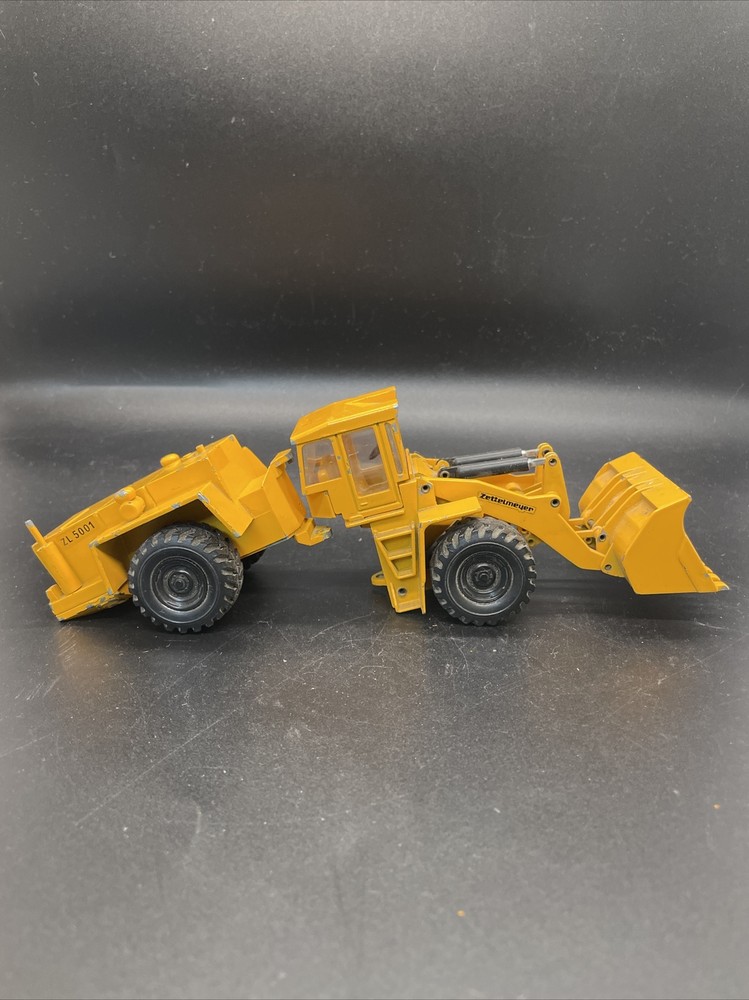 NZG Zettelmeyer ZL5001 Loader Excavator D#197 272 Diecast GERMANY For Parts