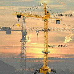 RC Tower Crane Toy Construction Vehicle Toy Set 1:32 Engineering Toy For Boys