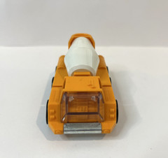 VINTAGE TONKA SMALL CEMENT MIXER TRUCK PLASTIC & METAL ORANGE & WHITE