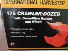 FIRST GEAR 1/25 CONSTRUCTION PIONEERS IOWA ORANGE IH 175 CRAWLER/DOZER – NIB