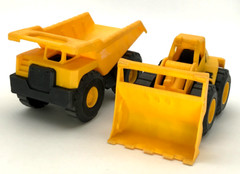 Funrise Sand Box Toy Construction Dump Truck & Front End Loader