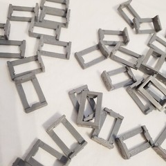 60 pc Small Road Signs Cones Light Poles Replacement Unknown Brand 1-3″