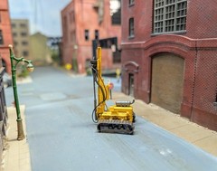 Custom Built 1/87 HO Scale Hydraulic Tracked Drill Rigs. 3D Printed Resin Models