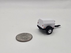 1/64 Scale Small Towable Generator in White
