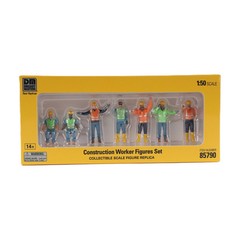 Construction Figure 7 Piece Set 1:50 Scale Diecast Masters 85790