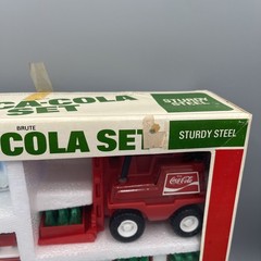 Buddy L Brute COCA – COLA SET 4973 D Sturdy Steel Original Box Trucks Bottles