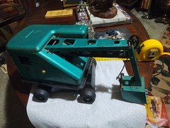Vintage LUMAR CONTRACTORS MARX Power Shovel Crane Excavator Pressed Steel