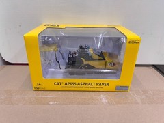 DM 1/50 Scale Cat AP655 Asphalt Paver Diecast Model Toy Gift NIB 85590MH