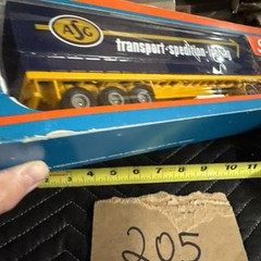 TEKNO 1/50 427 VOLVO F89 F 89 TRUCK WITH TRAILER ASG TRANSPORT