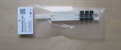 3 Axle Heavy Equipment Lowboy Trailer White Promotex 1/87 HO Scale 5513