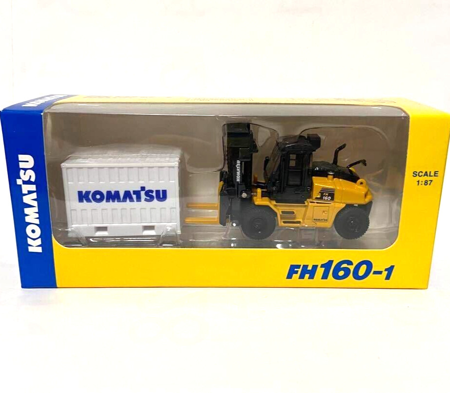 Komatsu Diecast Model 1:87 Forklift FH160-1 Japan Limited Edition Official New