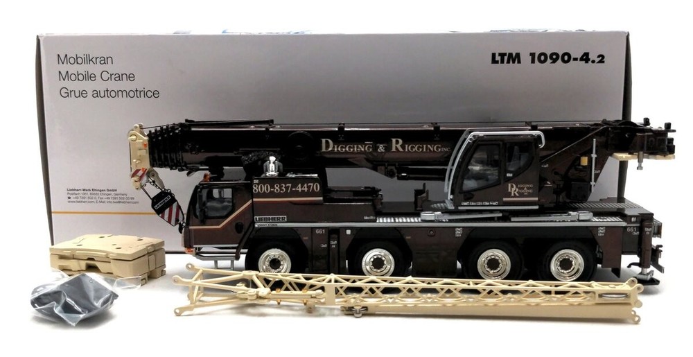 WSI 51-2120 1:50 LTM 1090-4.2 Liebherr Mobile Crane – Digging & Rigging