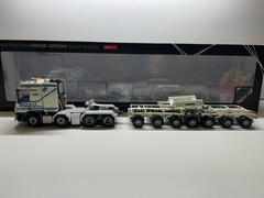 WSI 1/50 Roxu Mercantile MP3 L-cabine 8 x 6 boomtrailer