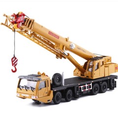 1/55 Crane Truck Construction Equipment Model Diecast Engineering Toy Vehicle