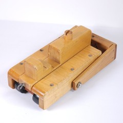 1960s Community Playthings Wooden Bulldozer Toy Rifton NY Solid Maple Vtg USA