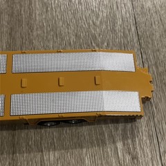 GLW Metal Models Engineering Series Semi Truck With Lights Sound Lowboy Trailer.