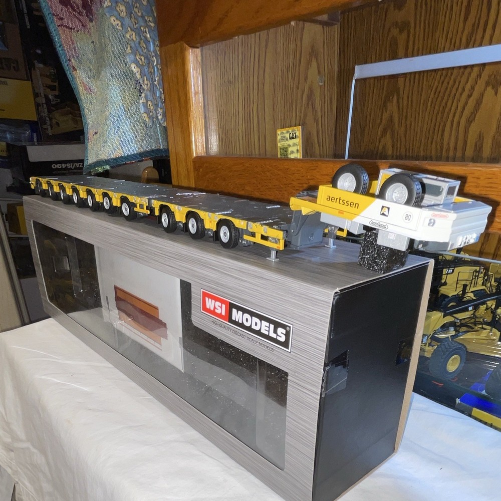 WSI Models Premium Line Aertssen Low Loader 7 Axle Dolly 3 Axle 1:50