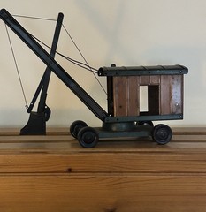 Vintage1920s Large Structo Steam Shovel Toy As Found From Local Estate